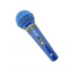 Ficha técnica e caractérísticas do produto Microfone Profissional com Fio Cardióide Leson Sm58 P4 Azul