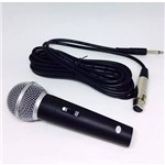 Microfone Profissional com Fio 3m High Sm-58