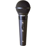 Ficha técnica e caractérísticas do produto Microfone Profissional com Fio Preto Fosco Sm58b Leson