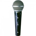 Microfone Profissional com Fio Supercardioide Sm58 Plus Leson
