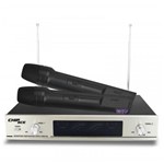 Microfone Profissional Duplo Sem Fio VHF SC 3771 CHIPSCE - Chip Sce