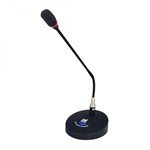 Microfone Profissional Gooseneck Alta Sensibilidade Base e Haste 42cm MMF-302 - TSI