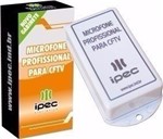 Ficha técnica e caractérísticas do produto Microfone Profissional P/ Câmeras Cftv Ipec.