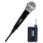 Microfone Profissional Sem FioTomate - MT-2002 Receptor Wireless com Cabo