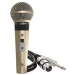 Ficha técnica e caractérísticas do produto Microfone Profissional SM58 P4 Champanhe LESON.