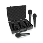 Microfone Profissional XM1800S Behringer KIT com 3 Microfones Supercardioides