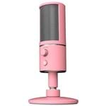Microfone Razer Seiren X Seiren X Rz19-02290300-R3m1 (Quartz) Usb /Mini Jack 3.5 Mm- Rosa
