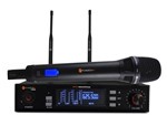 Microfone S/fio de Mão UHF Digital Sistema IR K901M-Kadosh