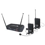 Ficha técnica e caractérísticas do produto Microfone S/ Fio Duplo Headset / Lapela / VHF - VH 202 PRO HL HL Lyco