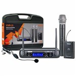 Ficha técnica e caractérísticas do produto Microfone S/ Fio Mão Vokal VWR 25 + Headset