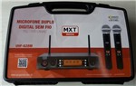 Ficha técnica e caractérísticas do produto Microfone S/ Fio Profissional Duplo Uhf-628 C/ Maleta Mxt