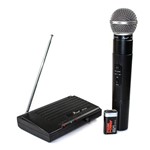 Ficha técnica e caractérísticas do produto Microfone S/Fio Uhf Wireless Bivolt Karaoke Pro - KP-910 - Knup