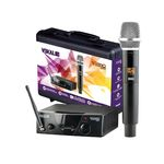 Ficha técnica e caractérísticas do produto Microfone sem Fio (1 Mão) Vokal VMS-10 UHF 10 Frequências