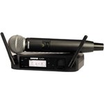 Ficha técnica e caractérísticas do produto Microfone Sem Fio 2.4GHZ GLXD24BR/SM58 Shure