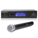 Ficha técnica e caractérísticas do produto Microfone Sem Fio Arcano AM-10H UHF 1 Microfone de Mão