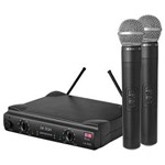 Ficha técnica e caractérísticas do produto Microfone Sem Fio de Mao Dual Uhf Ls-802 Ht/Ht