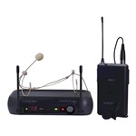 Ficha técnica e caractérísticas do produto Microfone Sem Fio Dinâmico Mute UHF Preto K-531C Kadosh