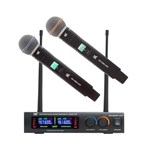 Ficha técnica e caractérísticas do produto Microfone Sem Fio Duplo de Mão UD-2200 - TSI
