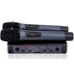 Ficha técnica e caractérísticas do produto Microfone Sem Fio Duplo de Mão Uhf Digital 16 Canais Kadosh K-532Mm