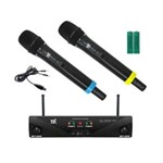 Ficha técnica e caractérísticas do produto Microfone Sem Fio Duplo de Mão Uhf UD1500R - Tsi