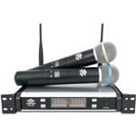 Ficha técnica e caractérísticas do produto Microfone Sem Fio Duplo General Audio GA-M2 Cápsula Tipo Beta58