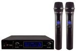 Ficha técnica e caractérísticas do produto Microfone Sem Fio Duplo Kadosh KDSW-302M