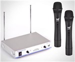 Microfone Sem Fio Duplo Pro MS425 - TSI