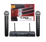 Ficha técnica e caractérísticas do produto Microfone Sem Fio Duplo Tag Sound Tagima TM559B