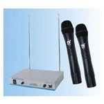 Ficha técnica e caractérísticas do produto Microfone Sem Fio Duplo TSI MS425 VHF