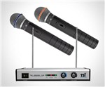 Ficha técnica e caractérísticas do produto Microfone Sem Fio Duplo Tsi Vhf - Ms-420