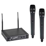 Ficha técnica e caractérísticas do produto Microfone Sem Fio Duplo UHF TSI UD 1000
