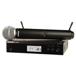 Ficha técnica e caractérísticas do produto Microfone Sem Fio Shure BLX24BR/B58 Kit Rack
