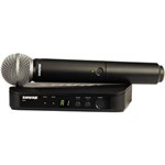 Ficha técnica e caractérísticas do produto Microfone Sem Fio Shure BLX24BR SM 58 J10 662-686Mhz