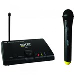 Ficha técnica e caractérísticas do produto Microfone Sem Fio SKP Mini-I UHF de Mão Distância Máxima de Operação 50 Metros