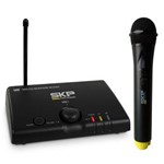 Ficha técnica e caractérísticas do produto Microfone Sem Fio SKP UHF - MINI-I - com Fonte Inclusa - Bivolt