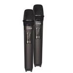 Ficha técnica e caractérísticas do produto Microfone Sem Fio TagSound TMJ500 TMJ-500 UHF Duplo