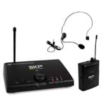 Ficha técnica e caractérísticas do produto Microfone Sem Fio Uhf Headset Skp Auricular Mini V