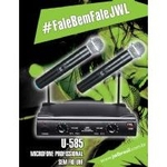 Ficha técnica e caractérísticas do produto Microfone sem fio -- UHF Profissional -- Duplo -- U-585 -- JWL