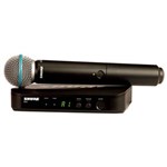 Ficha técnica e caractérísticas do produto Microfone Sem Fio UHF Shure BLX 24 BR/BETA 58