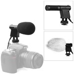 Ficha técnica e caractérísticas do produto Microfone Shotgun Boya BY-VM01 Unidirecional para Câmeras DSLR e Filmadoras