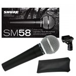 Ficha técnica e caractérísticas do produto Microfone Shure Profissional Sm58 Lc
