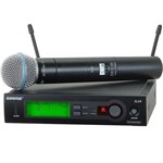 Ficha técnica e caractérísticas do produto Microfone Shure Sem Fio Slx24 Beta 58 Frete Gratis