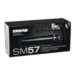 Microfone Shure Sm57 Lc Original Revenda Autorizada Shure Garantia 2 Anos