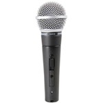 Microfone Shure Sm58s com Chave Liga/desliga