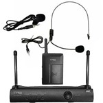Microfone Sistema Sem Fio TM559 Hsl Tagsound Headset, Lapela, Receptor, Bodypack, Fonte - TAGIMA