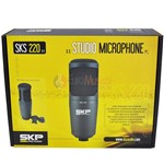 Ficha técnica e caractérísticas do produto Microfone SKP Condensador SKS-220