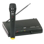 Microfone SKP VHF-695 Sem Fio de Mao Base + 1 Microfone Profissional - Mas Sul Digital
