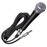 Ficha técnica e caractérísticas do produto Microfone Tag Sound com Fio Preto TM-584