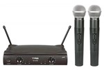 Microfone Tagsound Tm559b S/fio Uhf C/2-microfones S/case