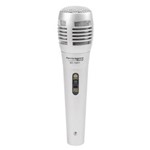 Ficha técnica e caractérísticas do produto Microfone Unidirecional com Fio Prata - Sc-1001 - Performance Sound 055-1001